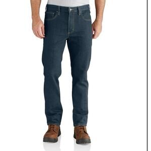 Carhartt Men's Rugged Flex Slim Fit Tapered Leg Jean‎ Size 42 x 34 Denim 102807